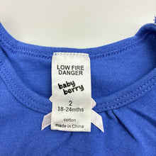 Load image into Gallery viewer, Girls Baby Berry, soft cotton pyjama top, GUC, size 2,  
