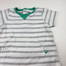 Load image into Gallery viewer, Boys Offspring, striped cotton romper, FUC, size 6 months,  