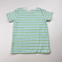 Load image into Gallery viewer, Boys Baby Patch, striped stretchy t-shirt / top,fish, FUC, size 0000,  