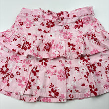Load image into Gallery viewer, Girls H+T, lightweight floral cotton skirt,elasticated, GUC, size 2,  