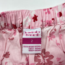 Load image into Gallery viewer, Girls H+T, lightweight floral cotton skirt,elasticated, GUC, size 2,  