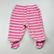 Load image into Gallery viewer, Girls My Kid, soft feel velour footed leggings / bottoms, EUC, size 0000,  