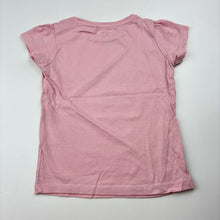 Load image into Gallery viewer, Girls Favourites, pink cotton t-shirt / top, mermaid, FUC, size 0,  