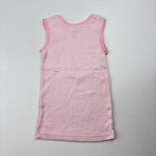 Load image into Gallery viewer, Girls Target, pink stripe cotton singlet top, EUC, size 000,  