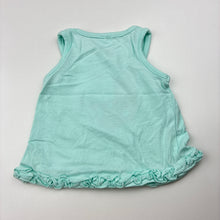 Load image into Gallery viewer, Girls Tiny Little Wonders, aqua cotton top, fish, EUC, size 000,  