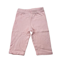 Load image into Gallery viewer, Girls Little Beginnings, pink soft cotton leggings / bottoms, GUC, size 00,  