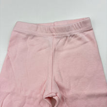Load image into Gallery viewer, Girls Little Beginnings, pink soft cotton leggings / bottoms, GUC, size 00,  