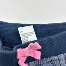 Load image into Gallery viewer, Girls Tiny Little Wonders, blue chambray cotton shorts, GUC, size 00,  
