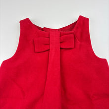 Load image into Gallery viewer, Girls Target, red soft feel lined party dress, EUC, size 1, L: 40cm