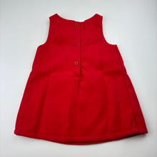 Load image into Gallery viewer, Girls Target, red soft feel lined party dress, EUC, size 1, L: 40cm