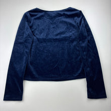 Load image into Gallery viewer, Girls Friends by Jesse, vintage velour long sleeve top, embroidered, GUC, size 10,  