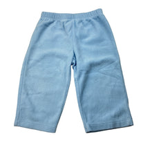 Load image into Gallery viewer, Unisex Carter's, blue fleece pants / bottoms,elasticated, GUC, size 0,  