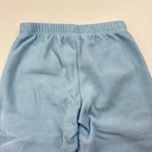 Load image into Gallery viewer, Unisex Carter's, blue fleece pants / bottoms,elasticated, GUC, size 0,  