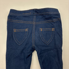Load image into Gallery viewer, Girls Tiny Little Wonders, stretchy denim leggings / bottoms, EUC, size 000,  