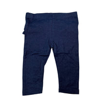 Load image into Gallery viewer, Girls Kids &amp; Co Baby, stretchy denim ruffle leggings / bottoms, EUC, size 00,  