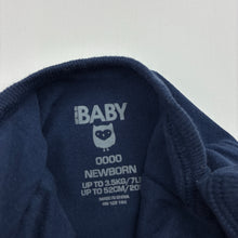 Load image into Gallery viewer, Boys Cotton On Baby, navy bodysuit / romper, dad, GUC, size 0000,  