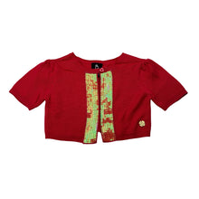 Load image into Gallery viewer, Girls Sista, knit short sleeve bolero cardigan, GUC, size 1,  