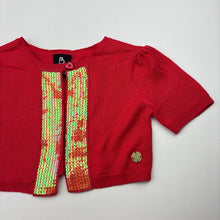 Load image into Gallery viewer, Girls Sista, knit short sleeve bolero cardigan, GUC, size 1,  