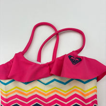 Load image into Gallery viewer, Girls Roxy, colourful swim top, EUC, size 00,  