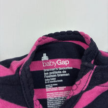 Load image into Gallery viewer, Girls Baby Gap, navy &amp; pink cotton t-shirt / top, GUC, size 000,  