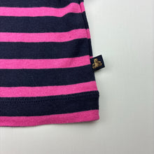 Load image into Gallery viewer, Girls Baby Gap, navy &amp; pink cotton t-shirt / top, GUC, size 000,  