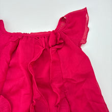 Load image into Gallery viewer, Girls Target, lined lightweight ruffle top, GUC, size 2,  