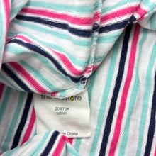 Load image into Gallery viewer, Girls TheKidStore, striped cotton romper, GUC, size 00,  