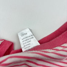 Load image into Gallery viewer, Girls Tiny Little Wonders, pink stripe cotton top, FUC, size 000,  