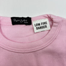 Load image into Gallery viewer, Girls purebaby, soft organic cotton top, EUC, size 000,  