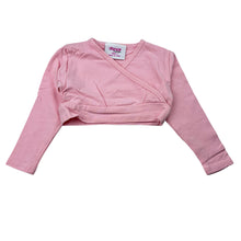 Load image into Gallery viewer, Girls Mango, pink stretchy dance / ballet top, FUC, size 1,  