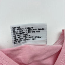 Load image into Gallery viewer, Girls Mango, pink stretchy dance / ballet top, FUC, size 1,  