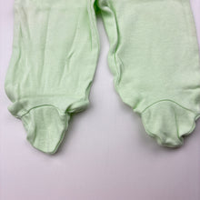 Load image into Gallery viewer, Unisex Chick Pea, green cotton footed leggings / bottoms, EUC, size 00,  