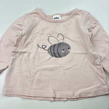 Load image into Gallery viewer, Girls Anko Baby, pale pink cotton top,bee, GUC, size 00,  