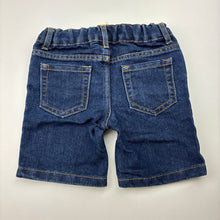 Load image into Gallery viewer, Boys H&amp;T, blue denim shorts, adjustable, EUC, size 2,  