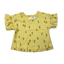 Load image into Gallery viewer, Girls Baby Berry, yellow cotton t-shirt / top, pears, FUC, size 0000,  