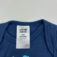 Load image into Gallery viewer, Unisex Target, blue cotton bodysuit / romper, octopus, GUC, size 0000,  