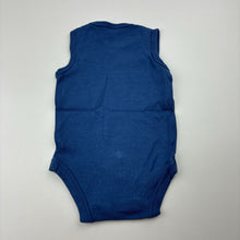 Load image into Gallery viewer, Unisex Target, blue cotton bodysuit / romper, octopus, GUC, size 0000,  