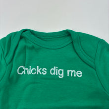 Load image into Gallery viewer, Boys Cotton On Baby, green cotton long sleeve top, EUC, size 0000,  