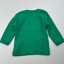 Load image into Gallery viewer, Boys Cotton On Baby, green cotton long sleeve top, EUC, size 0000,  