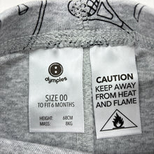 Load image into Gallery viewer, Boys Dymples, grey cotton shorts, elasticated, EUC, size 00,  