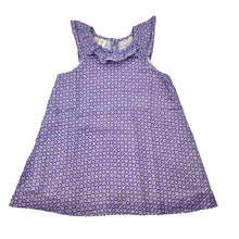 Load image into Gallery viewer, Girls Dymples, lined purple cotton casual dress, EUC, size 1, L: 43cm