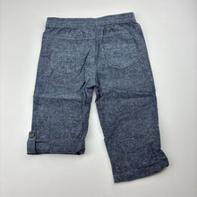 Load image into Gallery viewer, Boys Wendy Bellissimo, lightweight cotton pants, elasticated, GUC, size 0,  