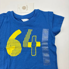 Load image into Gallery viewer, Boys Dymples, blue cotton t-shirt / top, NEW, size 00,  