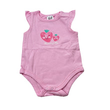 Load image into Gallery viewer, Girls Target, pink organic cotton bodysuit / romper, EUC, size 000,  