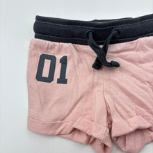 Load image into Gallery viewer, Girls Baby Berry, pink lightweight soft cotton shorts, EUC, size 0000,  