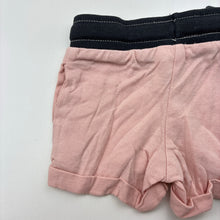 Load image into Gallery viewer, Girls Baby Berry, pink lightweight soft cotton shorts, EUC, size 0000,  