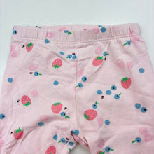 Load image into Gallery viewer, Girls Target, stretchy leggings / bottoms, berries, EUC, size 000,  