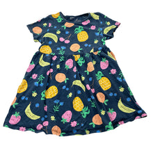 Load image into Gallery viewer, Girls casual, cotton dress, fruit, no labels, armpit to armpit: 29cm, GUC, size 3, L: 47cm