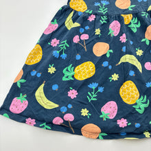 Load image into Gallery viewer, Girls casual, cotton dress, fruit, no labels, armpit to armpit: 29cm, GUC, size 3, L: 47cm