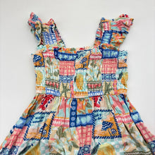 Load image into Gallery viewer, Girls Cotton On, cotton / flax summer dress, EUC, size 3, L: 50cm